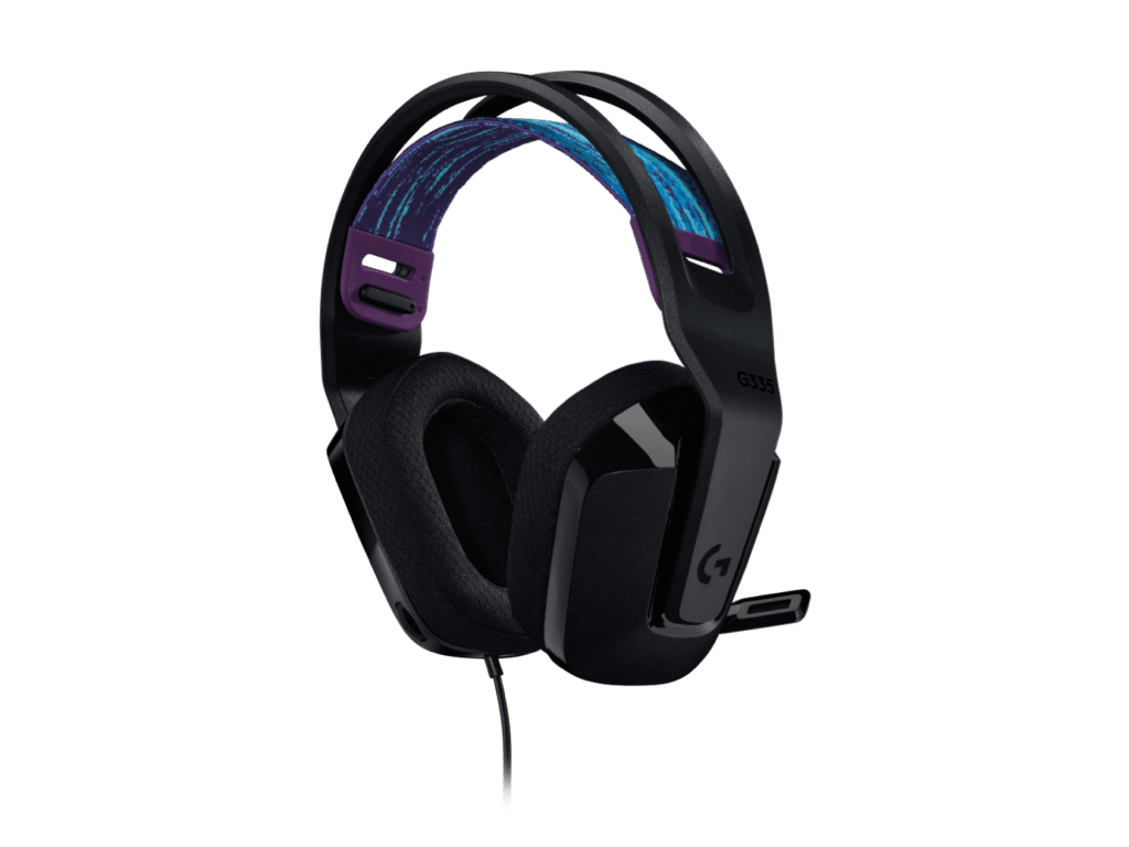 אוזניות גיימינג Logitech G335 – שחור