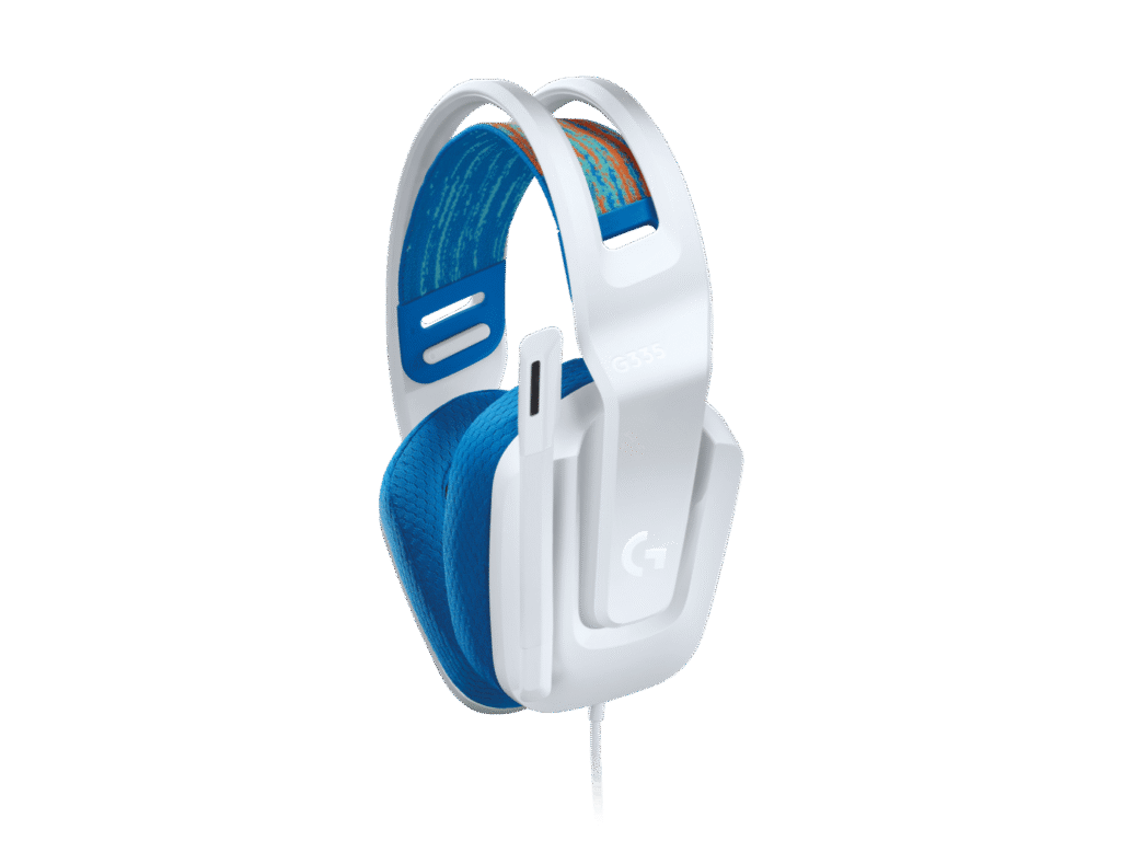 אוזניות גיימינג Logitech G335 – לבן