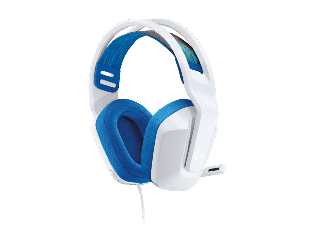 אוזניות גיימינג Logitech G335 – לבן