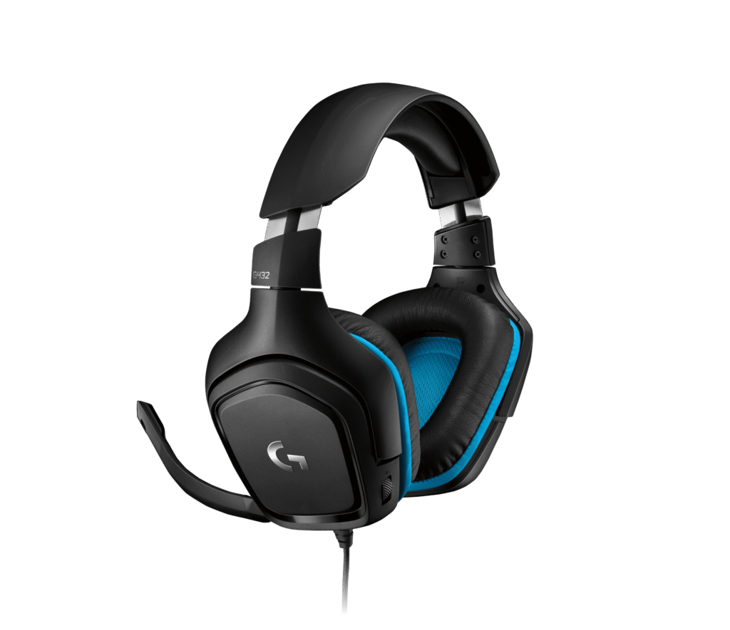 אוזניות + מיקרופון חיבור  Logitech GAMER G432 PROD  USB