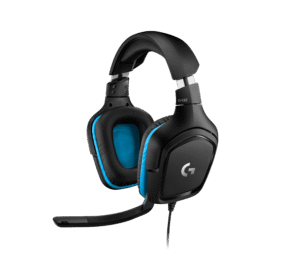 אוזניות + מיקרופון חיבור  Logitech GAMER G432 PROD  USB