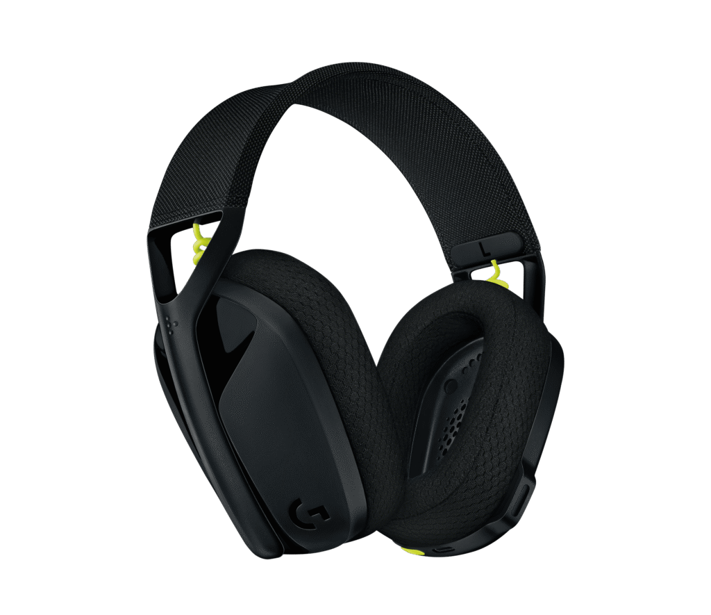 אוזניית גיימינג Logitech G435 – שחור וצהוב ניאון