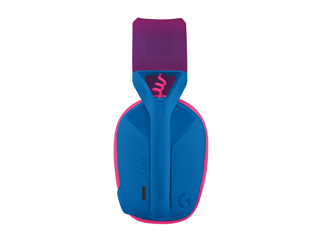 אוזניית Logitech G435 – כחול וראספברי