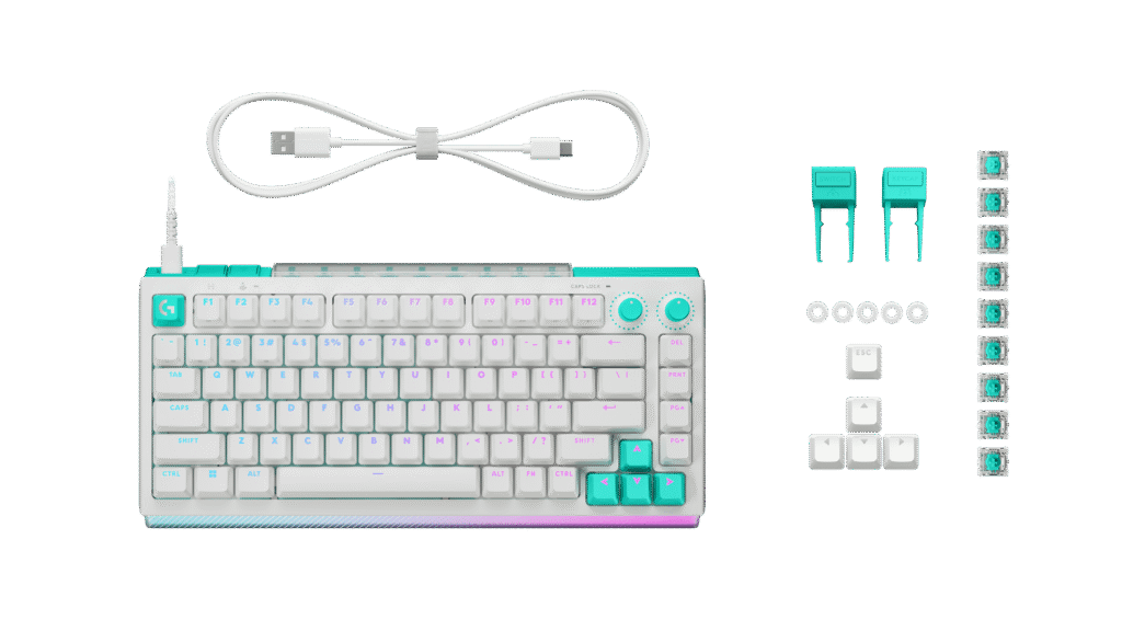 מקלדת Logitech G512 X 75 – לבן