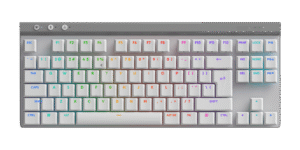 מקלדת Logitech G515 LIGHTSPEED TKL – לבן