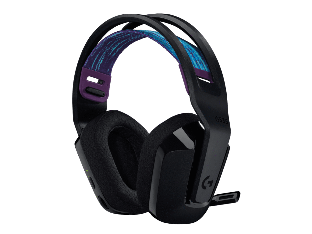 אוזניות אלחו שחור logitec G535 GAMING  LIGHTSPEED WIRELESS