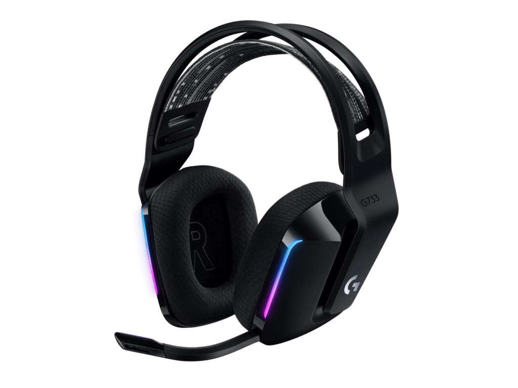אוזניות גיימינג Logitech G733 – שחור