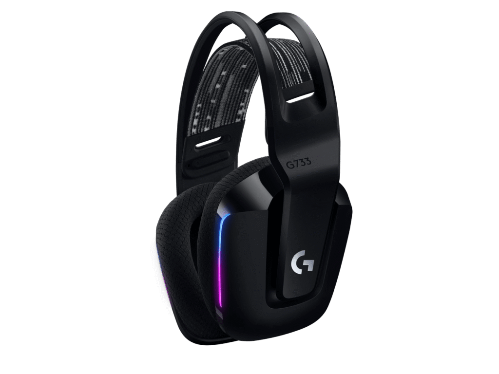 אוזניות גיימינג Logitech G733 – שחור