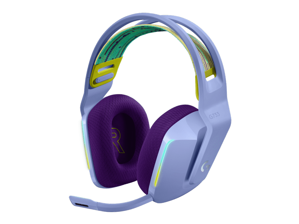 אוזניית גיימינג Logitech G733 – סגול לילך