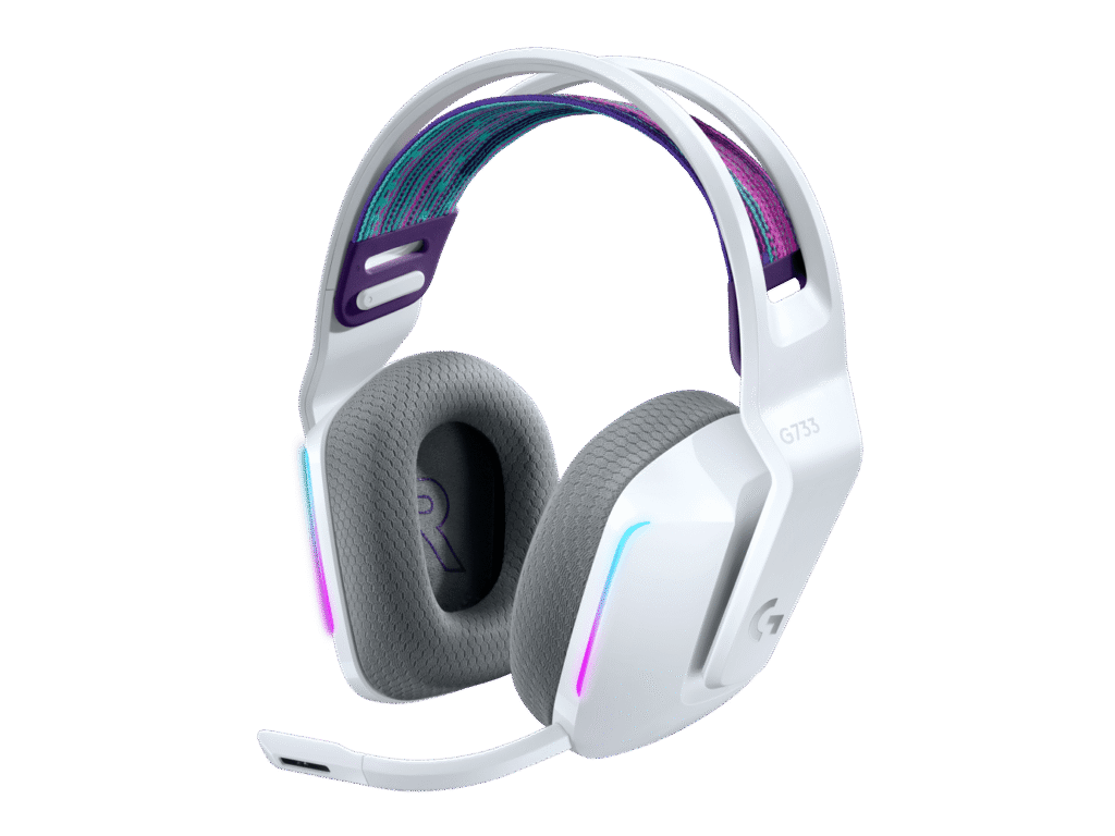 אוזניית גיימינג Logitech G733 – לבן