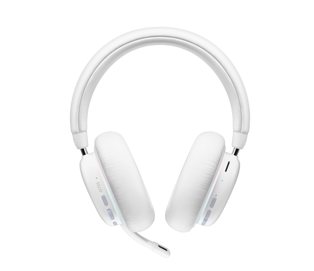 אוזניות Logitech G735 – White Mist
