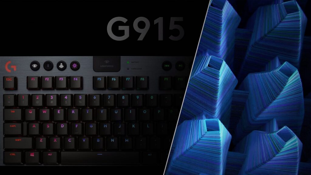 מקלדת Logitech G915 TKL – Carbon