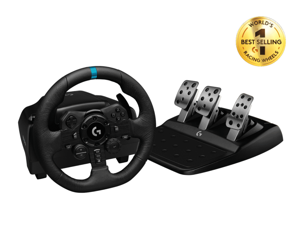הגה מירוץ Logitech G923 – שחור