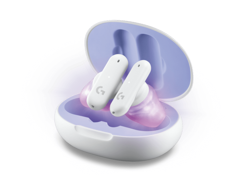 אוזניות Logitech FITS – לבן