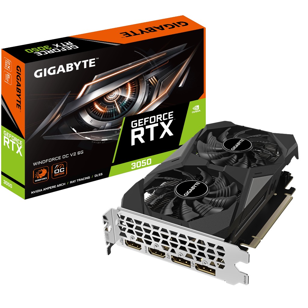 Gigabyte GeForce RTX 3050 WINDFORCE OC V2 6G