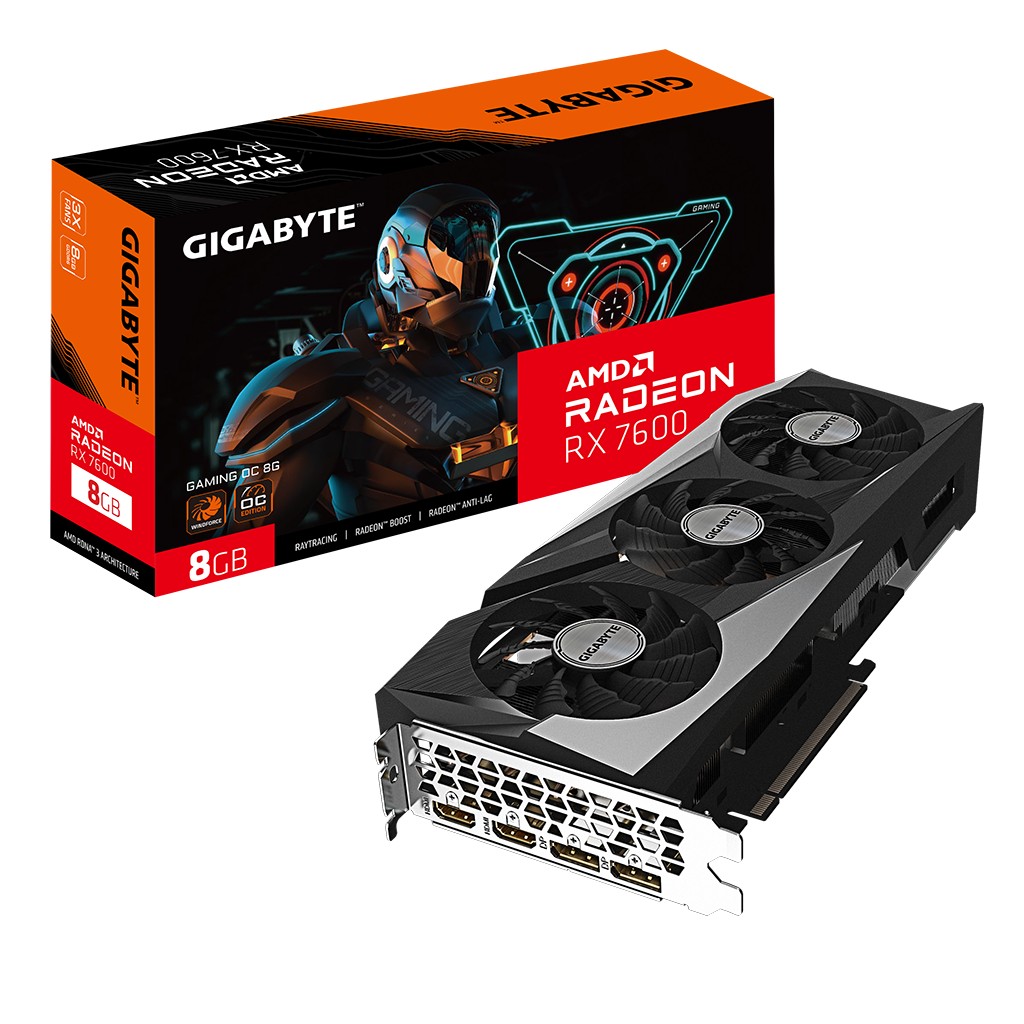 Gigabyte Radeon RX 7600 GAMING OC 8G