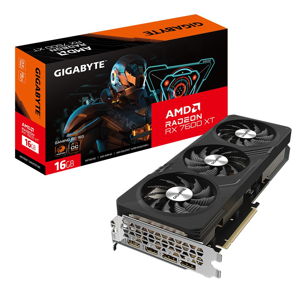 Gigabyte Radeon RX 7600 XT GAMING OC 16G