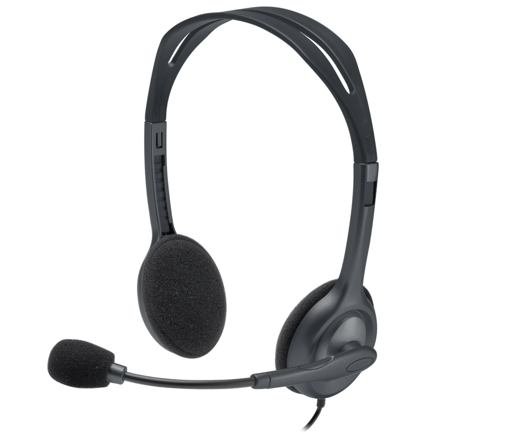 אוזניות Logitech H111 – שחור