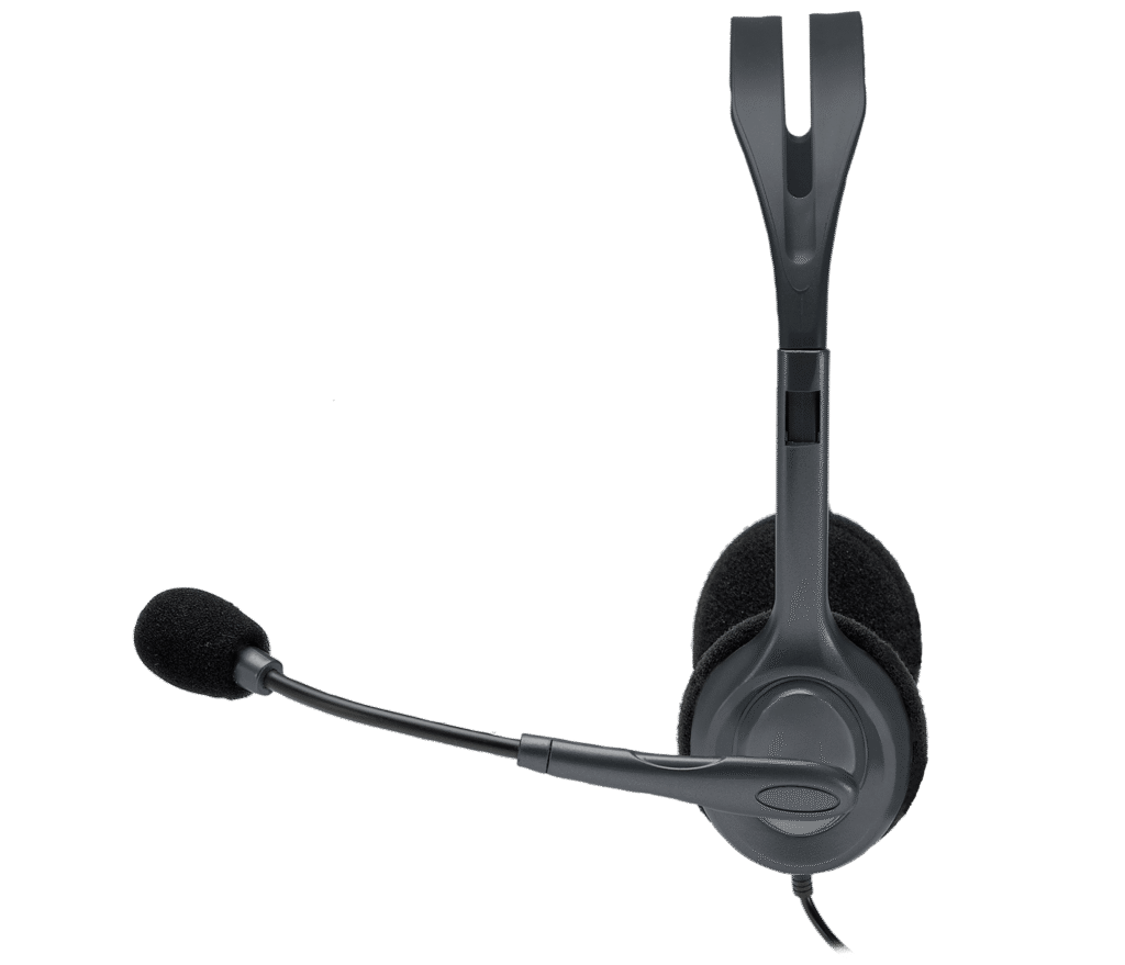 אוזניות Logitech H111 – שחור