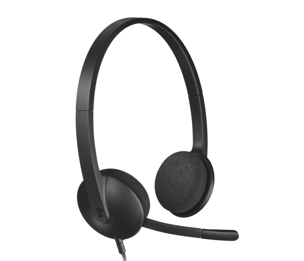 אוזניות+מיק LOGITECH H340 USB