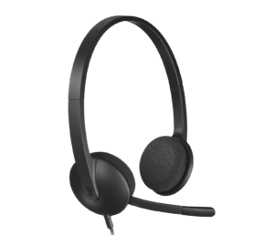 אוזניות+מיק LOGITECH H340 USB