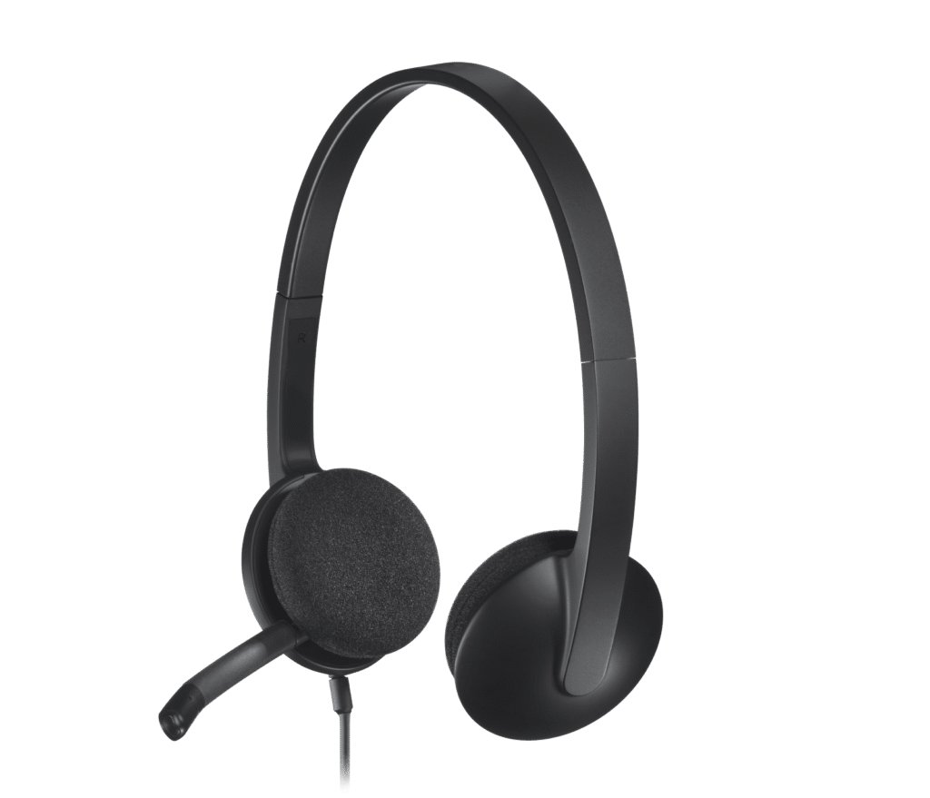 אוזניות+מיק LOGITECH H340 USB