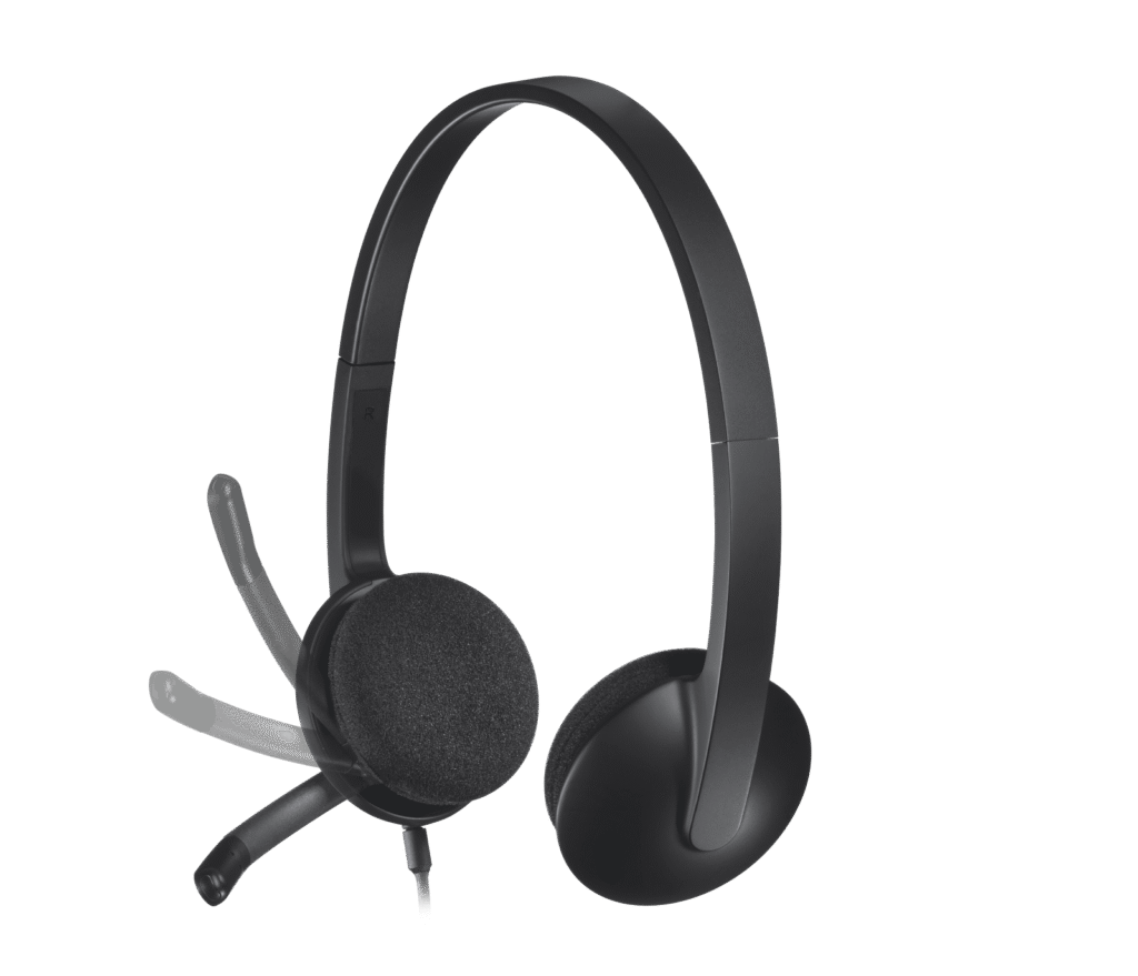 אוזניות+מיק LOGITECH H340 USB