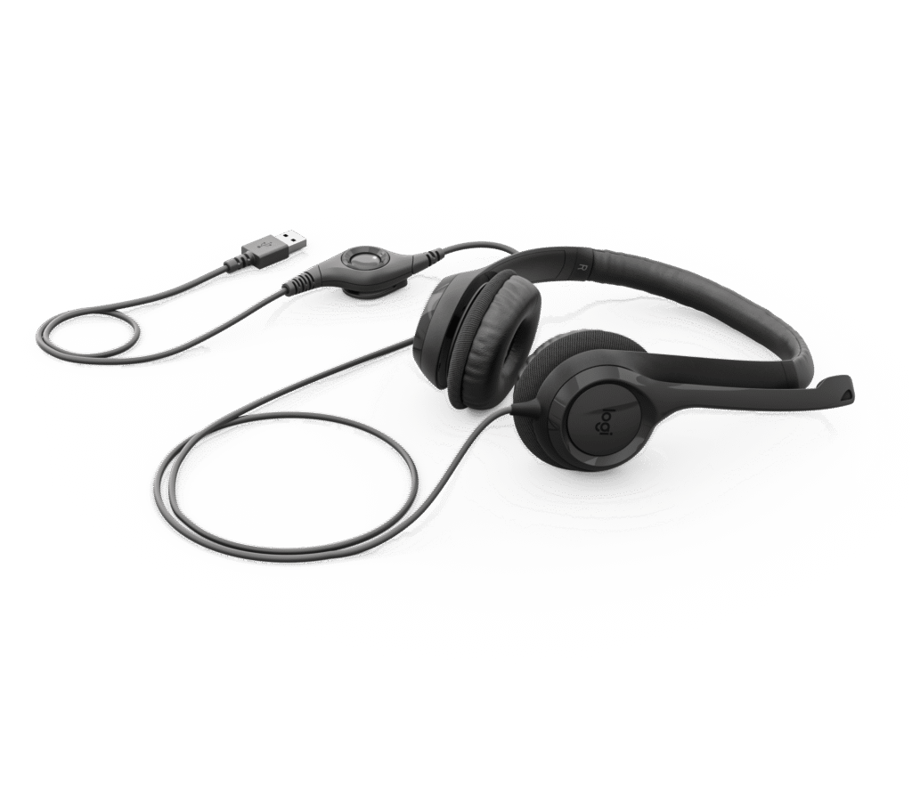 אוזניות+מיק LOGITECH H390 HS USB