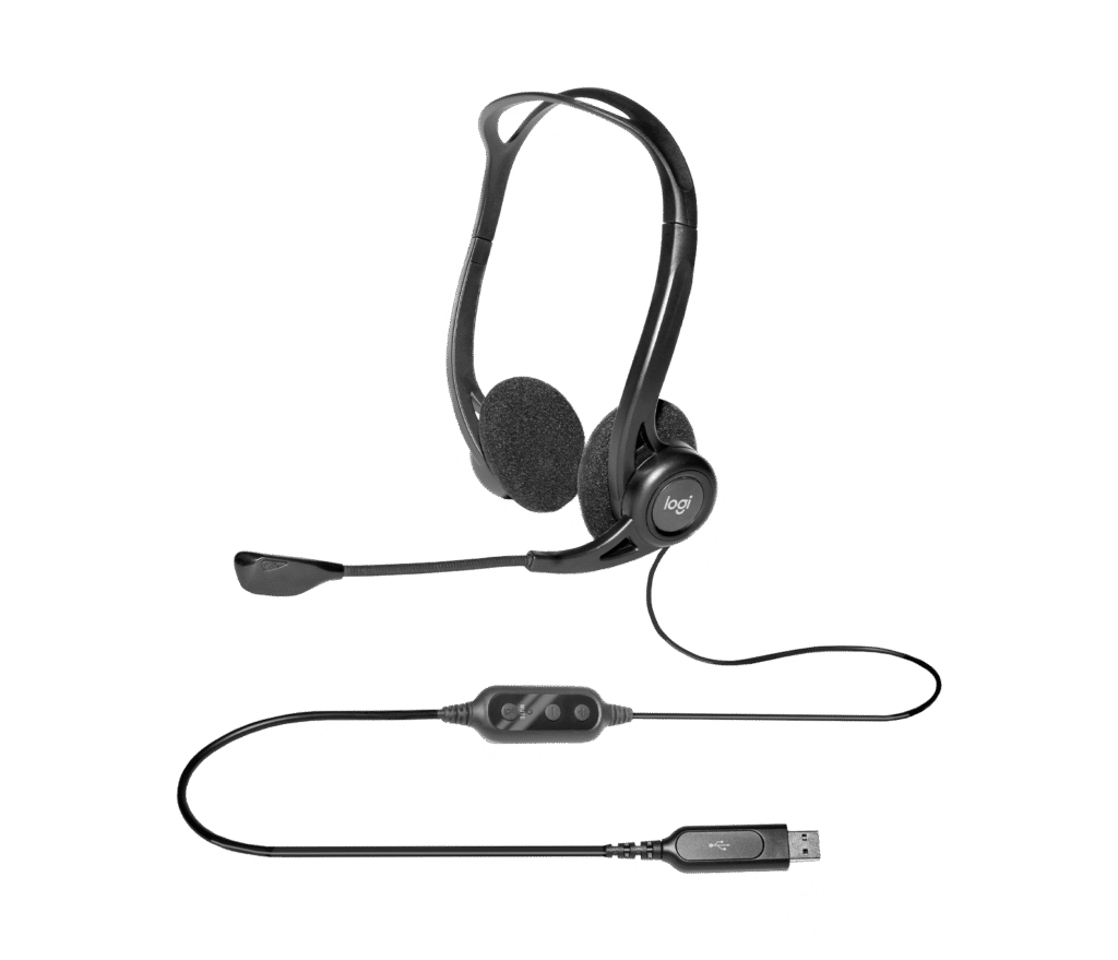 אוזניית USB Logitech 960 – שחור