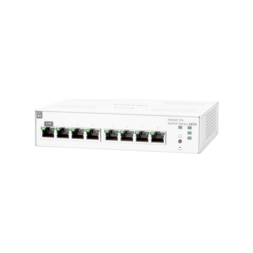 מתג Aruba HPE Instant On 1830 8x1G web managed