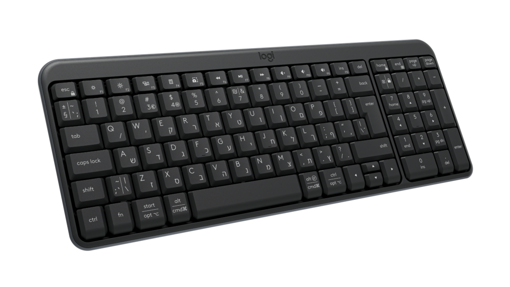 מקלדת Logitech K250 – גרפיט – פריסה עברית