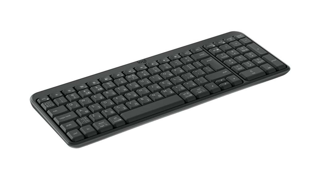 מקלדת Logitech K250 – גרפיט – פריסה עברית
