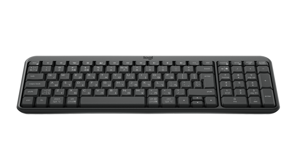 מקלדת Logitech K250 – גרפיט – פריסה עברית