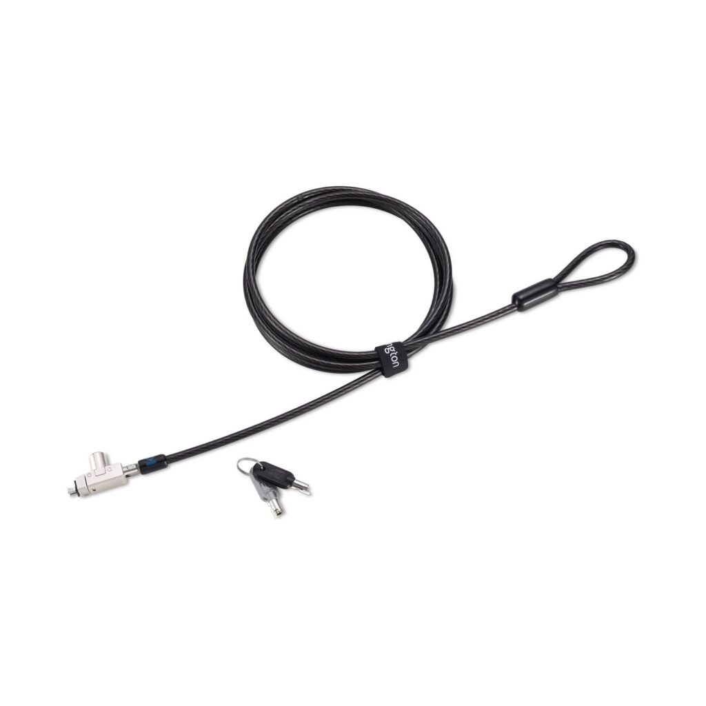 מנעול Kensington Slim N17 2.0 Keyed Laptop Lock for Wedge-Shaped Slots