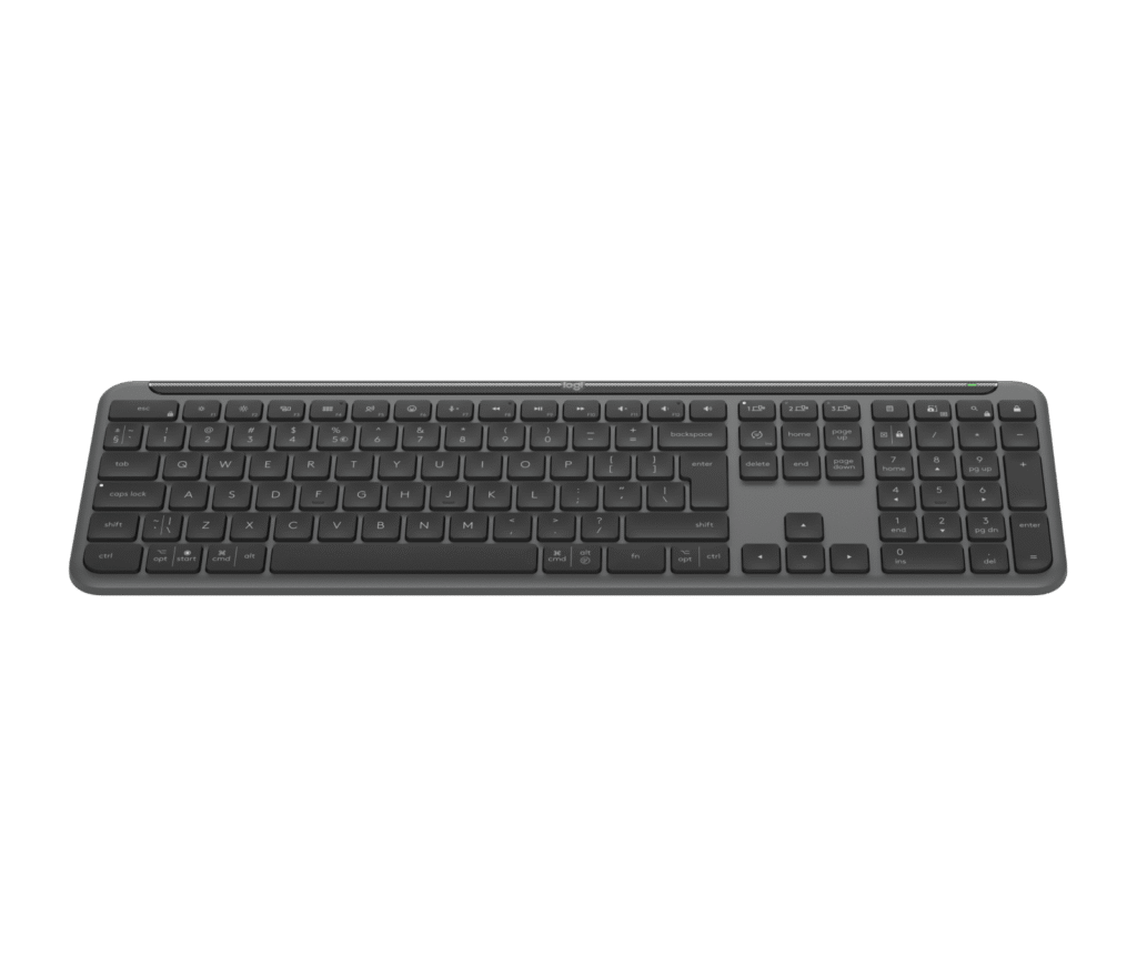 מקלדת LOGITECH K950 SLIM KEYBOARD GRAPHITE 2.4GHZ/BT