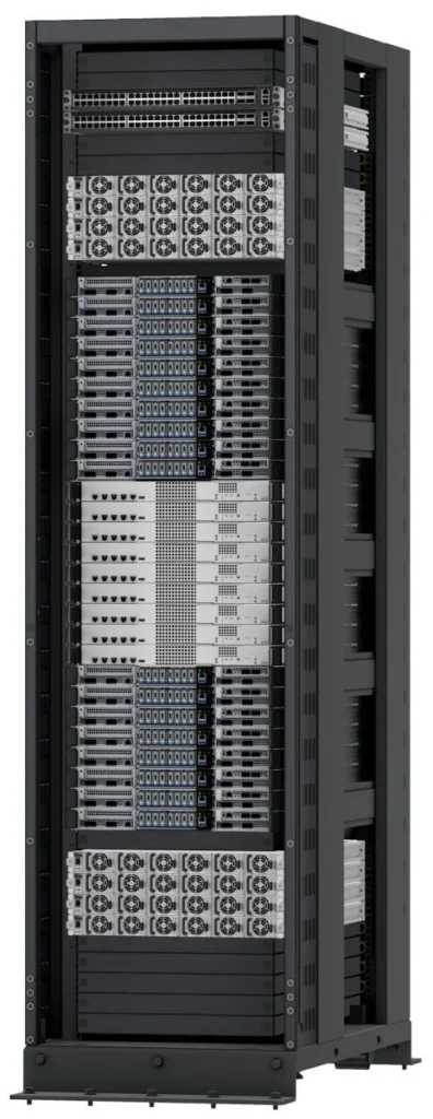 ארון AI Lenovo NVIDIA GB300 NVL72 – 72 מאיצי Blackwell Ultra ו-36 מעבדי Grace