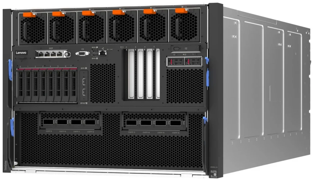 שרת AI Lenovo ThinkSystem SR680a V4 – NVIDIA HGX B300, 8 GPU Blackwell Ultra