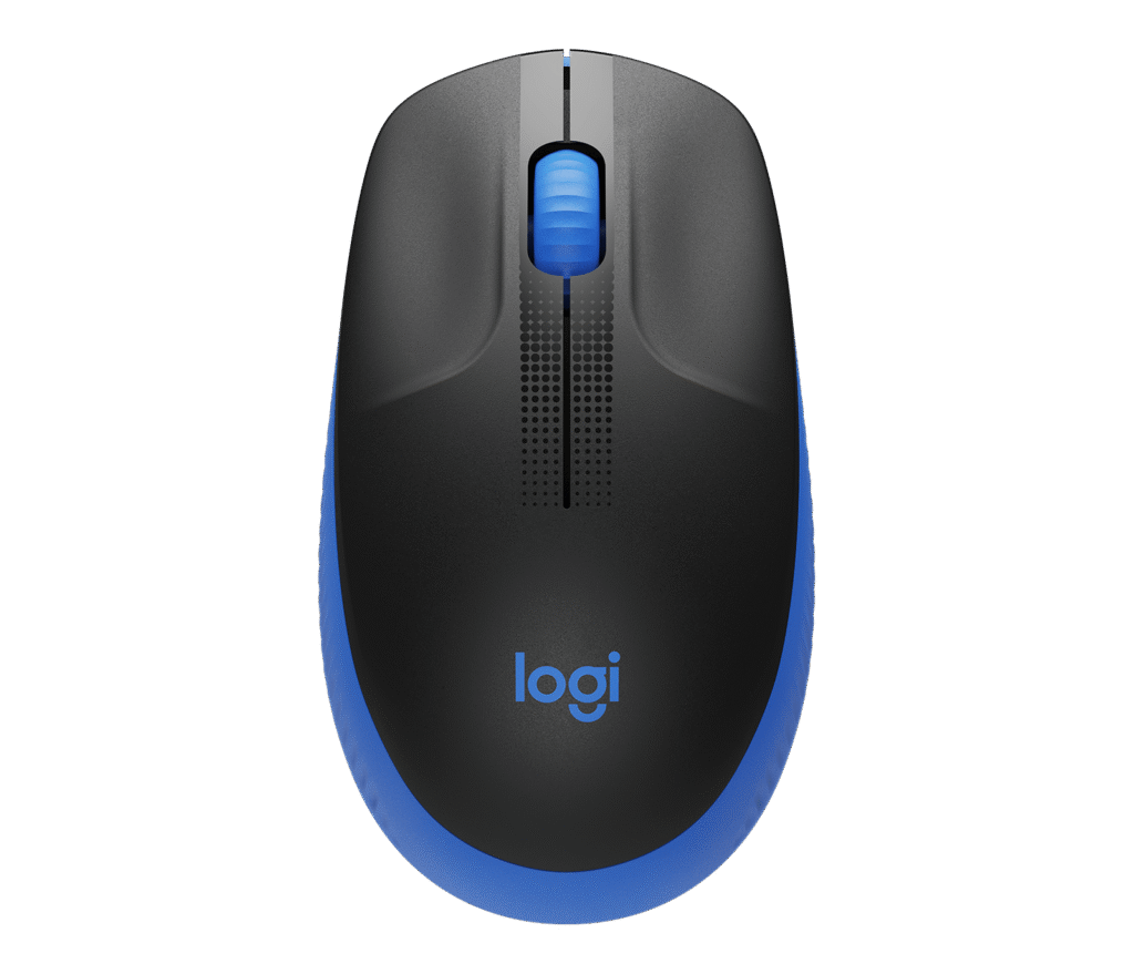 עכבר W/L שחור/כחול  LOGITECH M190 FULL SIZE