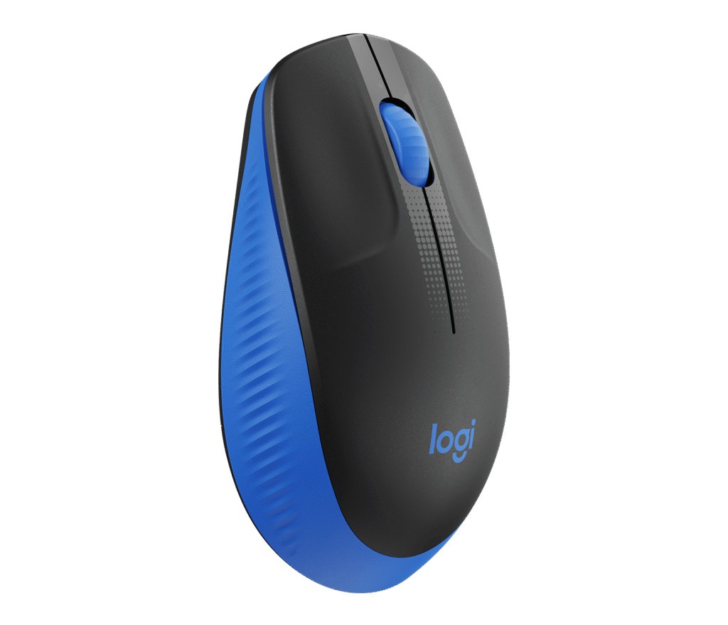 עכבר W/L שחור/כחול  LOGITECH M190 FULL SIZE