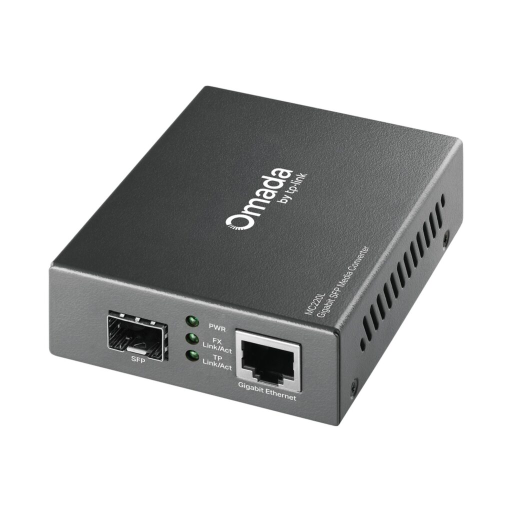 ממיר אופטי MC220L SFP -GIGA LAN