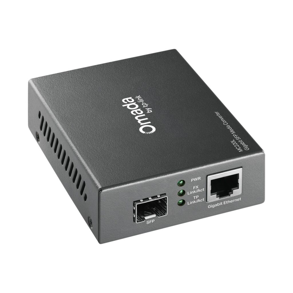 ממיר אופטי MC220L SFP -GIGA LAN