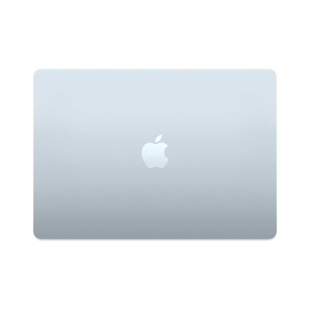 מחשב נייד Apple MacBook Air 15.3" M4 (2025) MC7D4HB/A 10C CPU / 10C GPU / 24GB / 512GB SSD - Sky Blue