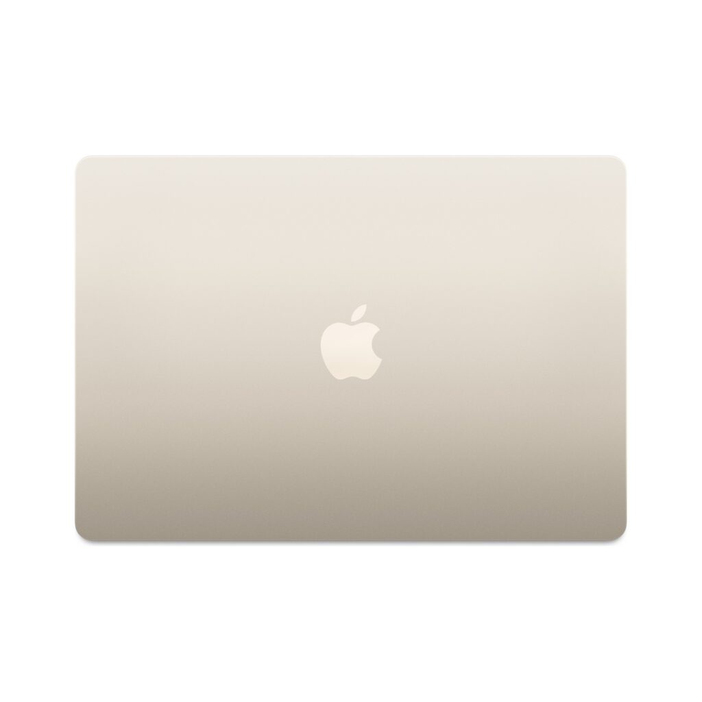 מחשב נייד Apple MacBook Air 15.3" M3 (2024) MC9F4HB/A 8C CPU / 10C GPU / 16GB / 256GB SSD - Starlight