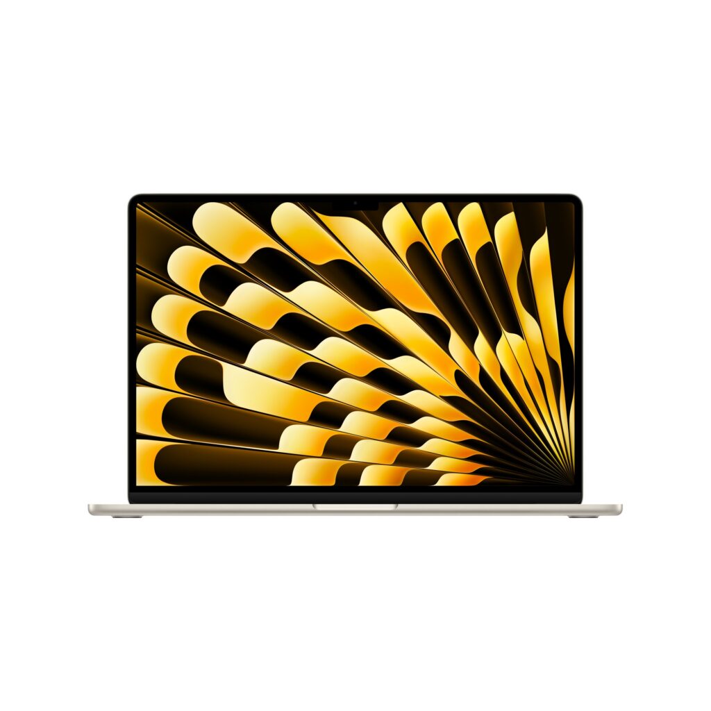מחשב נייד Apple MacBook Air 15.3" M5 (2026) MDVD4HB/A 10C CPU / 10C GPU / 16GB / 512GB SSD – Starlight