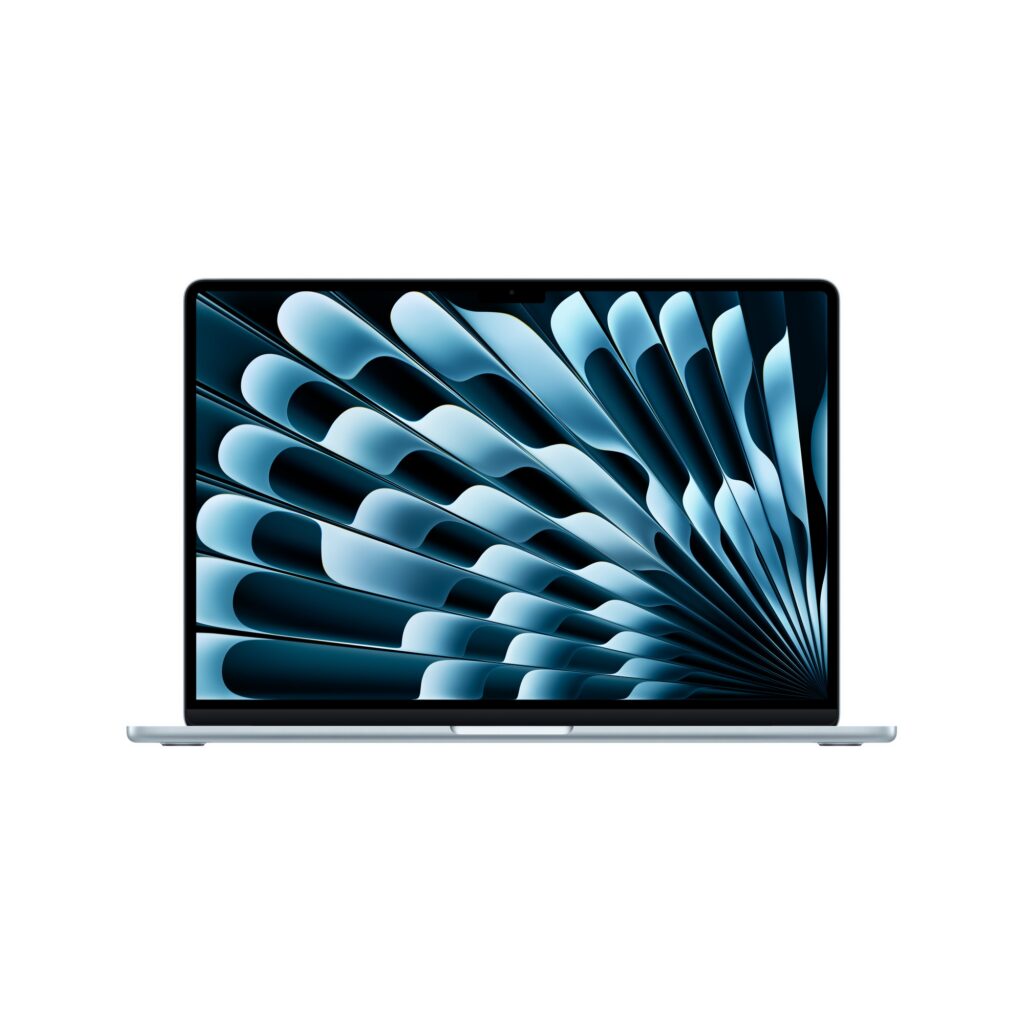 מחשב נייד Apple MacBook Air 15.3" M5 (2026) MDVQ4HB/A 10C CPU / 10C GPU / 16GB / 512GB SSD – Sky Blue