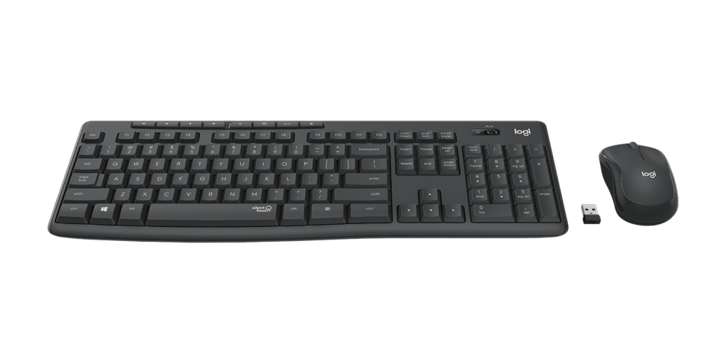 סט LOGITECH MK295 Silent BLK W/L