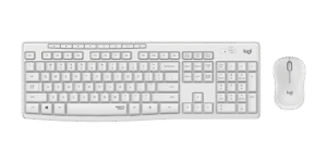 סט W/L לבן  LOGITECH MK295 Silent WHT