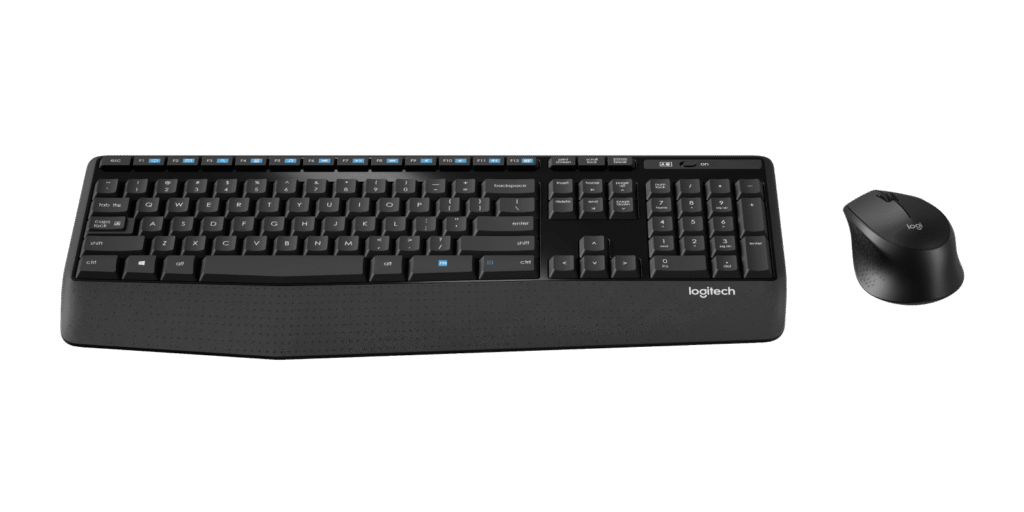 סט W/L מק/ע עברית LOGITECH MK345 (חיווי CapsLock )