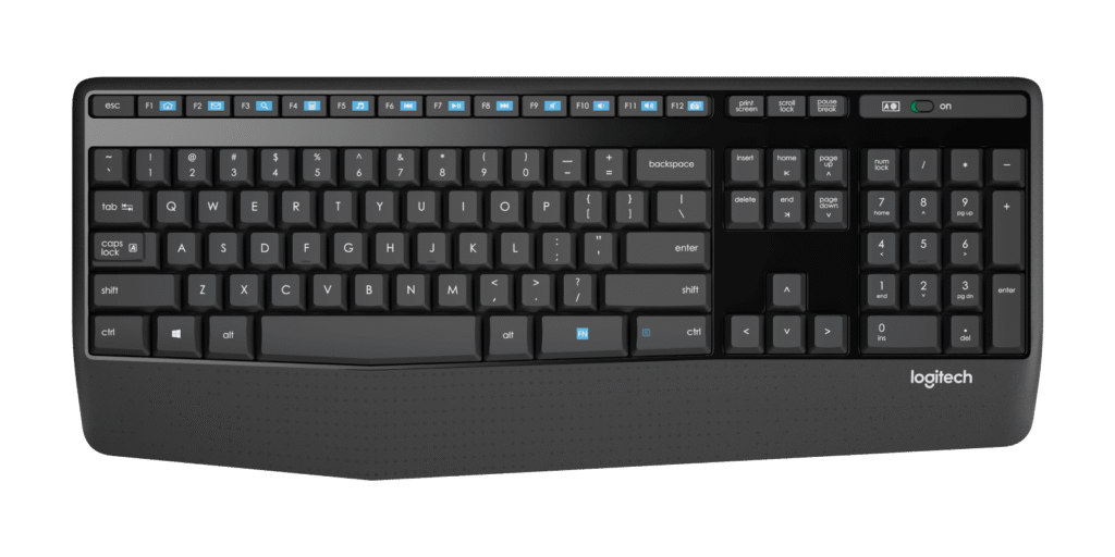 סט W/L מק/ע עברית LOGITECH MK345 (חיווי CapsLock )