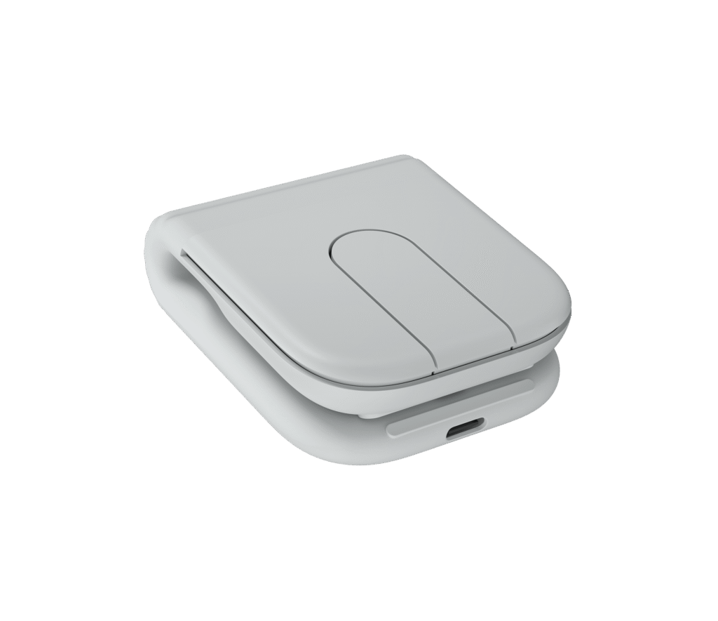 עכבר Logitech Mobi Fold – לבן שבור